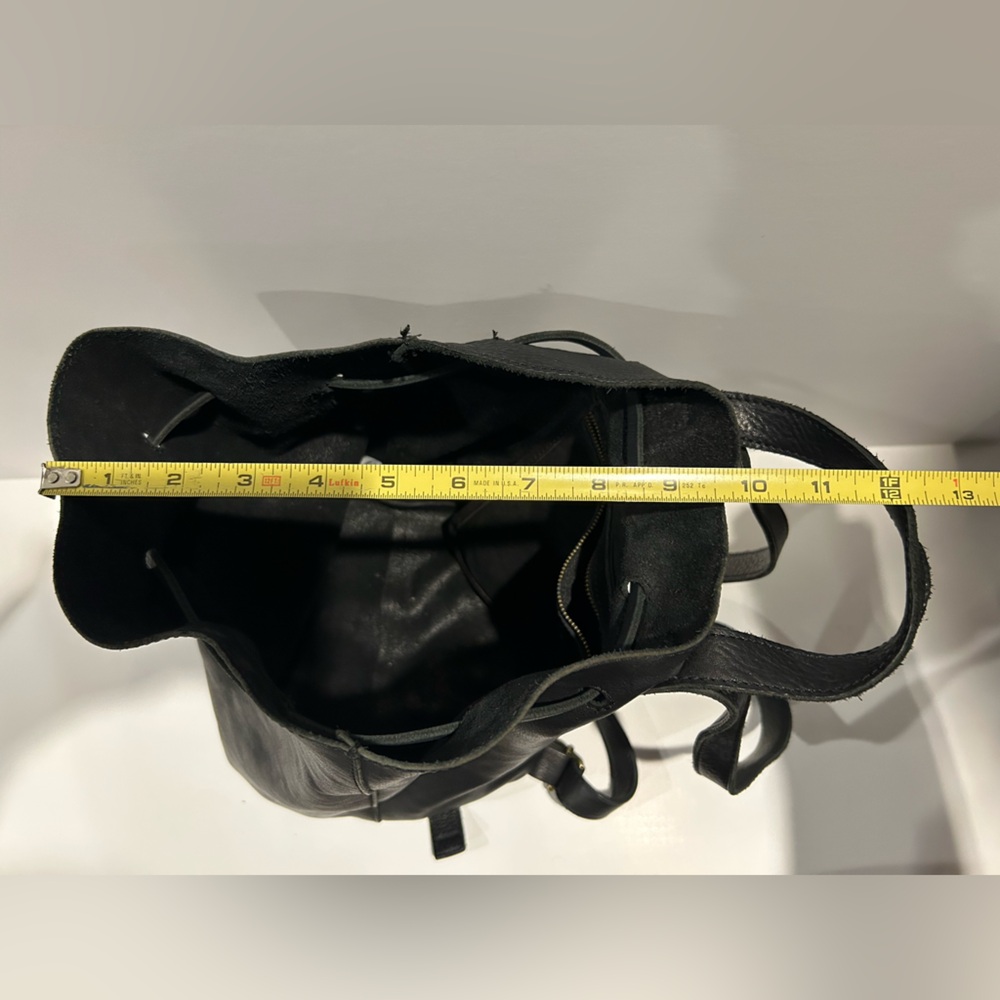 Madewell black leather backpack - Picture 13 of 14